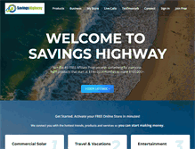 Tablet Screenshot of aaasavings.savingshighway.com